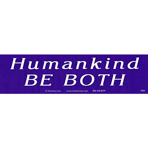 Northern Sun Humankind - be Both - Kindness 범퍼 스티커/ 데칼