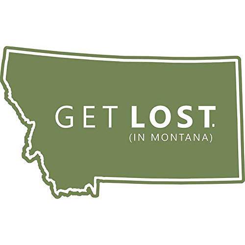 Get Lost in Montana MT State 데칼 스티커 데칼 창문 범퍼 스티커 비닐 5