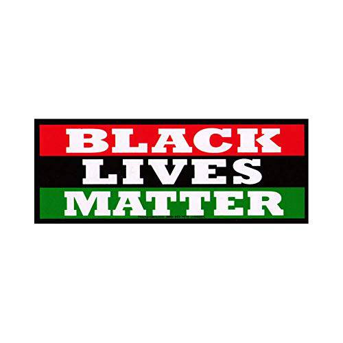 블랙 Lives Matter BLM 운동 Anti-Racism 스몰 범퍼 스티커 or 노트북 데칼 4.75-by-2.25 인치
