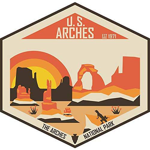 Arches National 공원 스티커 데칼 창문 범퍼 스티커 비닐 5