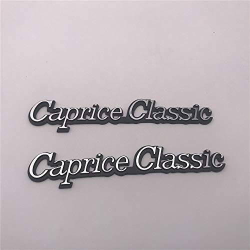 2PCS 1977-1985 Caprice 클래식 자동차 전면 펜더 사이드 배지 엠블렘, 앰블럼 스티커 데칼 20079927