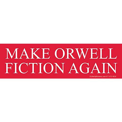 Make Orwell 소설 Again - 자석 범퍼 스티커/ 데칼 자석 (10.5” X 3”)