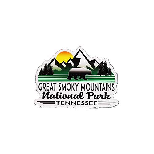 Great 스모키 Mountains National 공원 비닐 데칼 스티커 테네시 노트북 범퍼 짐가방,캐리어 4 x 3
