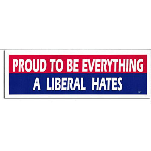 기어 TatzProud to BE Everything A Liberal Hates New Political Funny Novelty 자동차 범퍼 스티커/ 데칼 Conservative 공화주의자 pro-Trump 자동차 트럭 성인