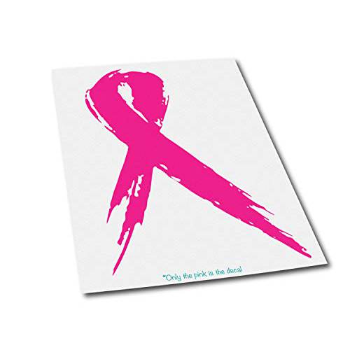 가슴 Cancer 핑크 리본 비닐 데칼 스티커 100% 방수