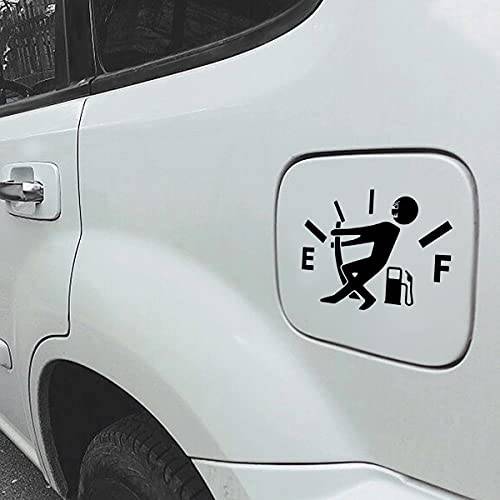 Funny 자동차 스티커 하이 가스 소비 데칼 연료 표준 공병 스티커 호환 자동차, 트럭, 오토바이, SUV (블랙)