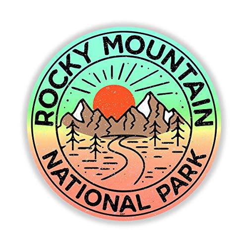로키 마운틴 National 공원 3 스티커 데칼 콜로라도 Mountains 비닐 노트북 범퍼 짐가방,캐리어 자동차 트럭