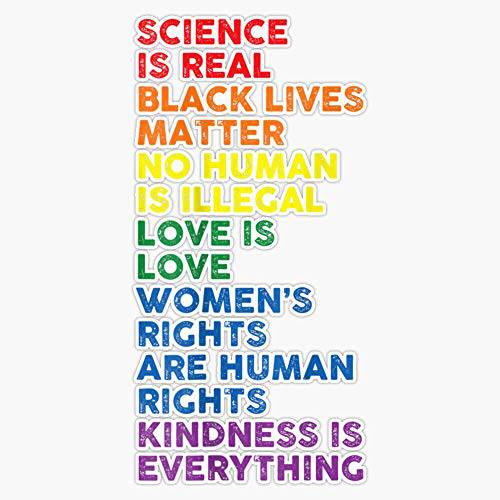 릴렉스 과학 Is 리얼 블랙 Lives Matter Lgbt Pride 스티커 스티커 비닐 범퍼 스티커 데칼 방수 5