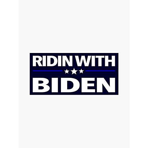 자석 조 바이든 대통령 2020 선거 - Ridin 바이든 2020 - ThinBlueLine 자석 비닐 자동차 범퍼 스티커 5