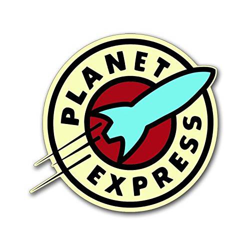 아메리칸 비닐 Planet Express 로고 스티커 (Funny 범퍼 tv 로켓)