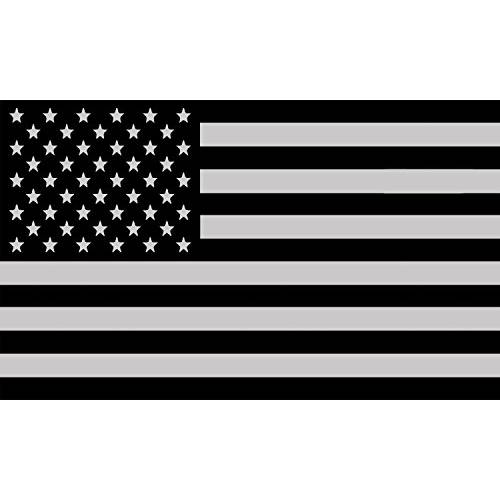 Subdued 전술 아메리칸 USA 깃발 스티커 Patriotic 미국 오토 자동차 데칼 창문 범퍼 US 밀리터리 (3x5 인치)