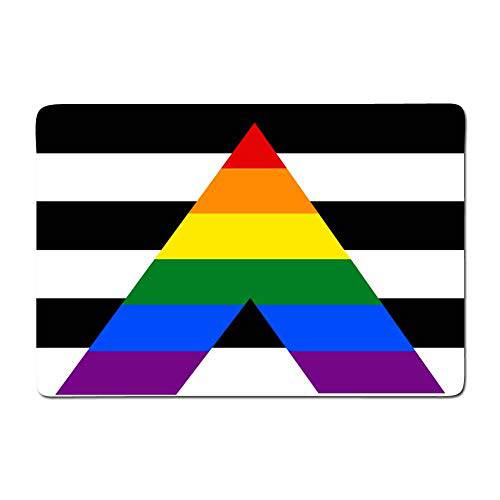 다크 스파크 데칼,도안 LGBT, Gay Pride Ally 깃발 - 3 인치 풀 컬러 비닐 데칼 실내 or 아웃도어 사용, 자동차, 노트북, 장식, 윈도우, and More