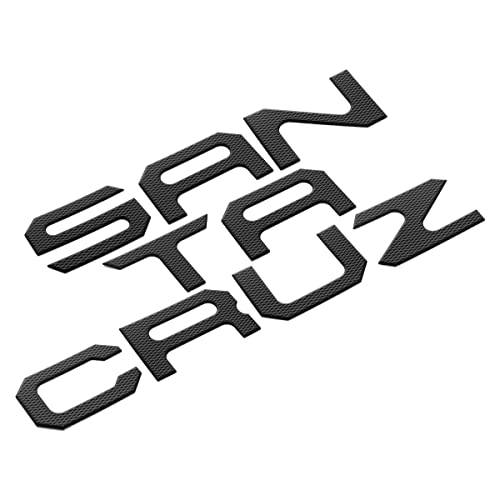 EyeCatcher 테일게이트 인서트 글자 호환가능한 2022 현대 산타 Cruz (세틴 블랙)