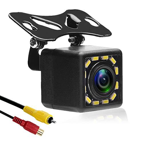Podofo AHD 자동차 후방카메라, 12 LED 나이트 Visions HD 방수 차량 후방관측 카메라, CVBS | AHD 170° 와이드 뷰 앵글 리버스 카메라