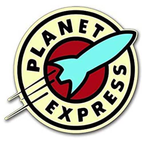 Planet Express 로고 스티커 (Funny 범퍼 Futurama TV)