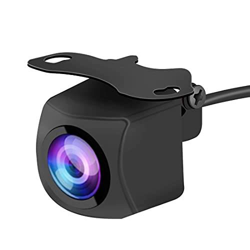 Autoeye HD 범용 후방카메라 720P 수평 180 °가시 앵글 방수 IP69K HD 나이트 비전, 미러 Non-Mirror 이미지, 탈부착가능 가이드라인, 메탈 브라켓, DC12V-24V