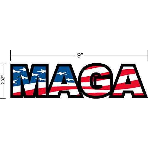깃발 MAGA, 2.32 톨 X 9 와이드, 범퍼 스티커, I Make 데칼,도안, 자동차, 창문, 런치 박스, 툴 박스, 비닐, 데칼 자동차 스티커