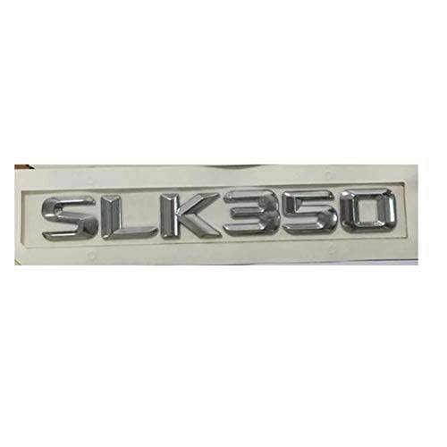 Un-Branded 크롬 샤이니 실버 SLK 350 자동차 트렁크 리어,후방 글자 워드 배지 엠블렘, 앰블럼 레터 데칼 스티커 메르세데스 벤츠 SLK350 (SLK 350)