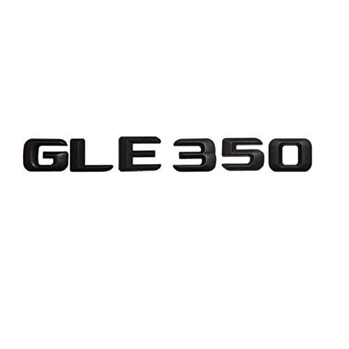 매트 블랙 GLE 350 자동차 트렁크 리어,후방 글자 워드 배지 엠블렘, 앰블럼 레터 데칼 스티커 메르세데스 벤츠 GLE Class GLE350 (GLE 350)