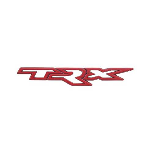 Shenwinfy TRX 레터 엠블렘, 앰블럼 호환가능한 램 1500 TRX(Matte 레드)