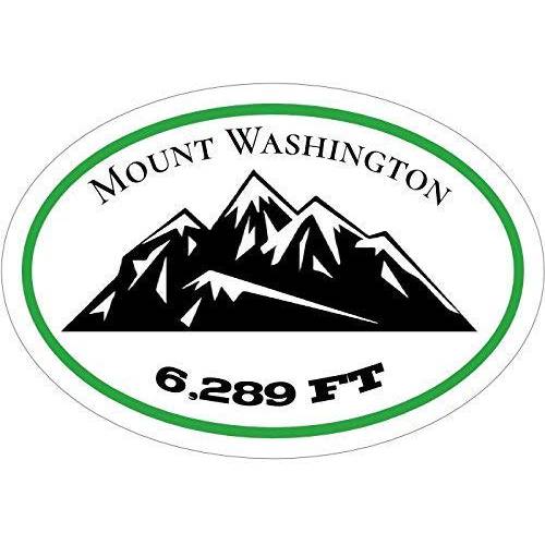 이온 그래픽 마운트 Washington 비닐 스티커 - 마운틴 범퍼 스티커 - New Hampshire 데칼 - Perfect Mt Washington 선물 사이즈: 4.7 x 3.3 인치