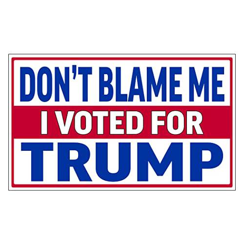 Don’t Blame Me I Voted Trump 대통령 선거 범퍼 스티커 자동차 데칼 Conservative 공화주의자 USA