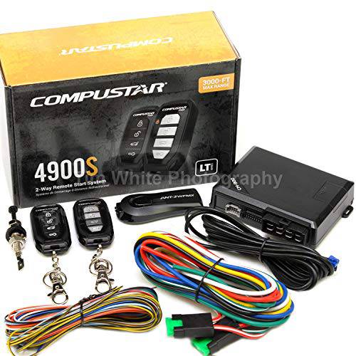 Compustar CS4900-S 4900S 2-way 원격시동 and 키리스 엔트리 시스템 3000-ft 레인지
