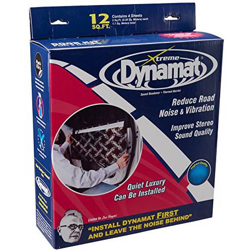 Dynamat 10435 12 X 36 X 0.067 두꺼운 자가접착 사운드 데드너 Xtreme 문,문틈 키트