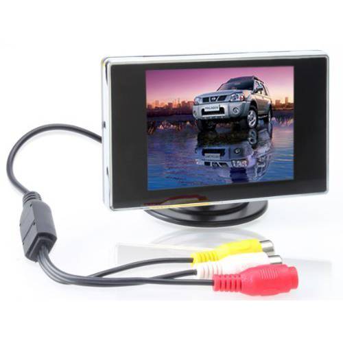 BW 3.5 인치 TFT LCD 모니터 차량용 자동차