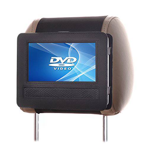 차량용 헤드레스트 마운트 스위블 플립 스타일 휴대용 DVD Player-7 인치