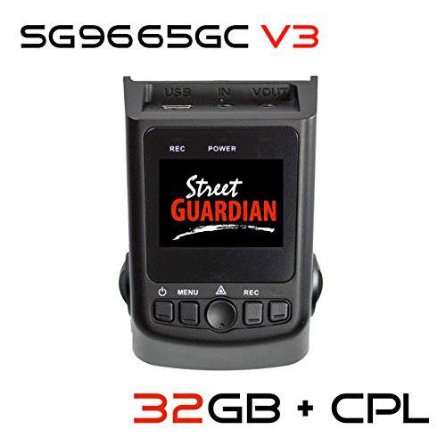Street Guardian SG9665GC v3 에디션 32GB 마이크로SD 카드 CPL USB OTG 안드로이드 카드 리더, 리더기 GPS 슈퍼커패시터 소니 Exmor IMX322 WDR CMOS 센서 블랙박스 1080P 30FPS Best - DashCamTalk