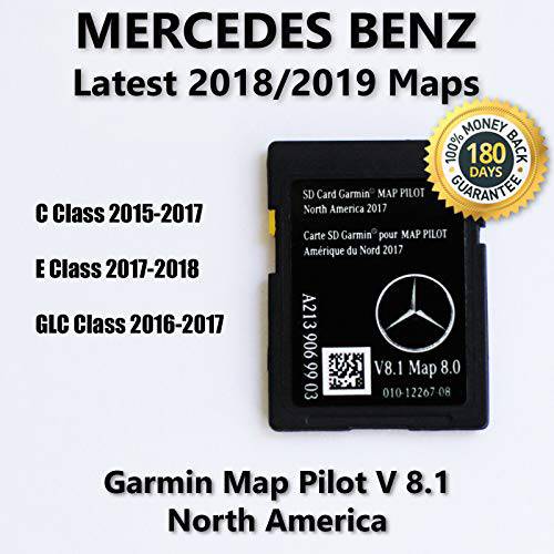 Mercedes-Benz A2139069903 가민 지도 PILOT 네비게이션 SD 카드 2017 북미