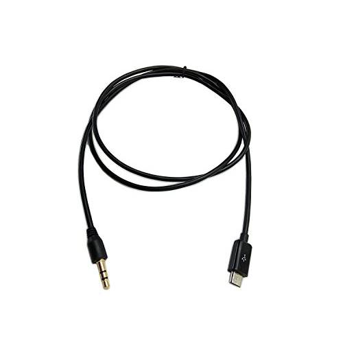 오디오 출력 케이블, SinLoon Micro-USB to 1/ 8 스테레오 3.5mm 오디오 차량용 AUX 케이블 삼성 갤럭시 S3 i9300 S2 i9100 i9220 (3.2 Feet = 1 미터, 블랙)