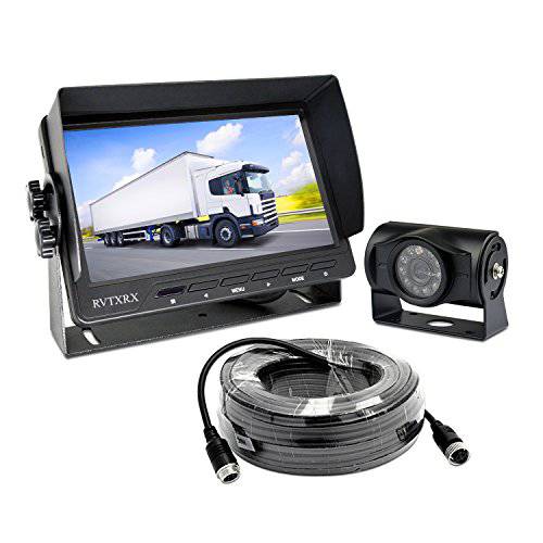 후방카메라 시스템 7 인치 해상도 디스플레이+ IP69 방수 and 나이트 비전 리버스 카메라 트럭, 트레일러, Rv, 모터홈 etc.