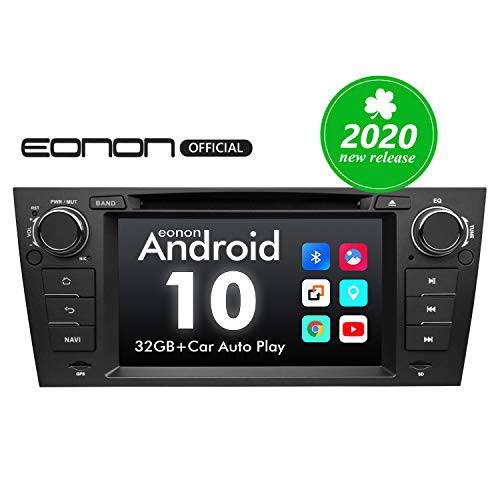 2020 Upgraded-Android 차량용 스테레오 안드로이드 10 차량용 스테레오 Eonon  차량용 라디오 사용가능한 to BMW 3 Series GPS 네비게이션  차량용 지원 차량용플레이 안드로이드 오토/ 와이파이/ 고속 부트/ DVR/ 백업 Camera-7 Inch-GA9465