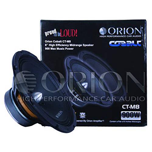 ORION 코발트 Series CT 미드레인지 차량용 오디오 차량용 스테레오 MID (CT-M8/ 8 4 옴)