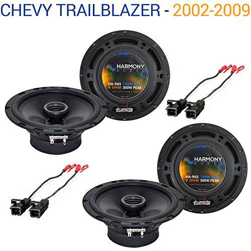 호환가능한 쉐보레 Trailblazer 2002-2009 Factory 스피커 업그레이드 조화 (2) R65 패키지 New