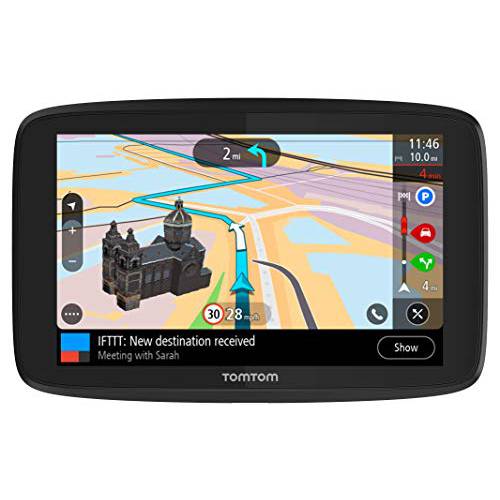 TomTom  고 수프림 6 인치 GPS 네비게이션 디바이스  트래픽 Congestion and 스피드 캠 알림 Thanks to TomTom  트래픽, 세계 지도, 업데이트 via 와이파이, 핸즈프리 통화, Click-And-Drive 마운트