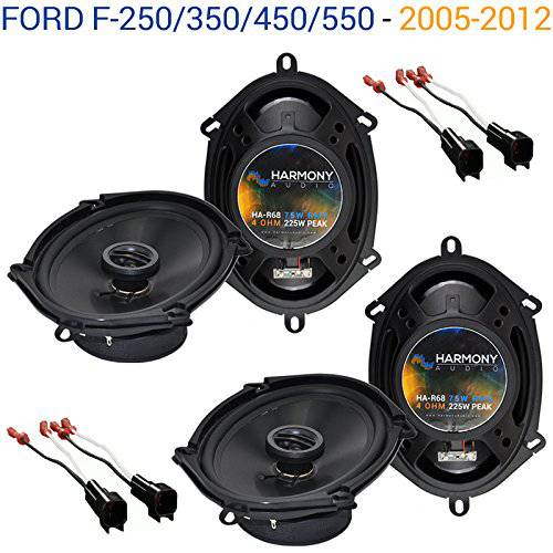 Harmony Audio R68 OEM 스피커 업그레이드 패키지 호환가능한 포드 F-250/ 350/ 450/ 550 2005-2012