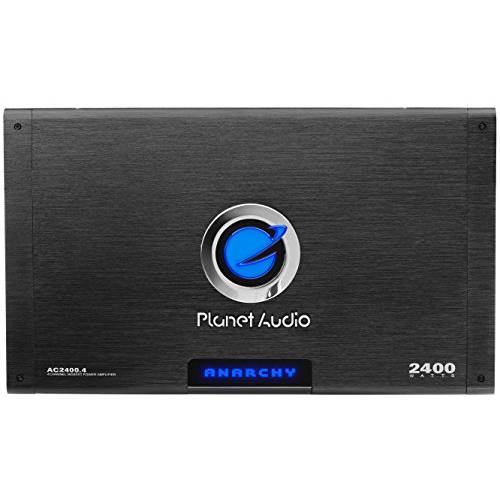 Planet Audio AC2400.4 4 채널 차량용 앰프 - 2400 와트, 풀 레인지, Class a/ B, 2-4 옴 안정된, 모스펫 파워 서플라이, 브리지가능