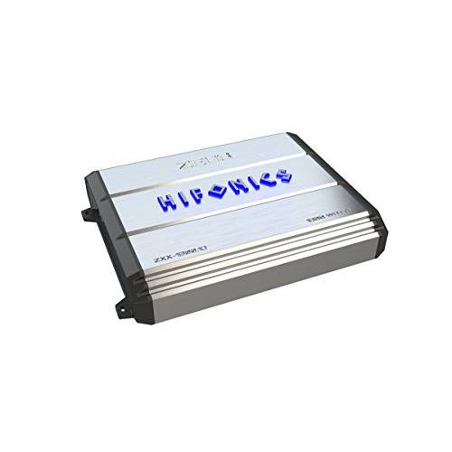 Hifonics ZXX-1800.1D Zeus 모노 채널 차량용 오디오 앰프 ( 실버)  Class D 앰프, 1800-Watt, 알루미늄 열 싱크대, 가변 전자제품 크로스오버, 조명 로고, 베이스 리모컨 포함