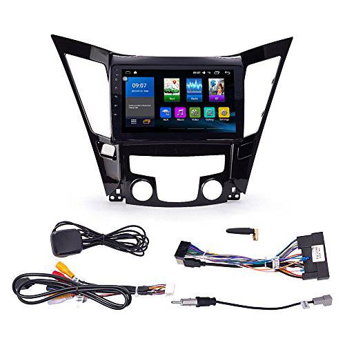 안드로이드 9.1 Autoradio 차량용 네비게이션 스테레오 멀티미디어 플레이어 GPS 라디오 2.5D IPS 터치 스크린 현대 소나타 2011-2013 2.0L