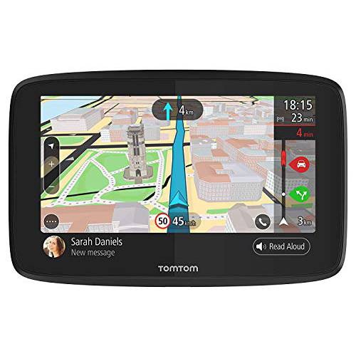 TomTom  고 620 6 인치 GPS 네비게이션 디바이스 리얼 시간 트래픽, 세계 지도, Wi-Fi-Connectivity, 스마트폰 Messaging, 음성 컨트롤 and Hands-free 통화