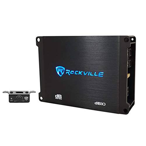 Rockville dB10 800w 피크 모노 차량용 오디오 앰프 200w RMS @ 4 옴 CEA Rated