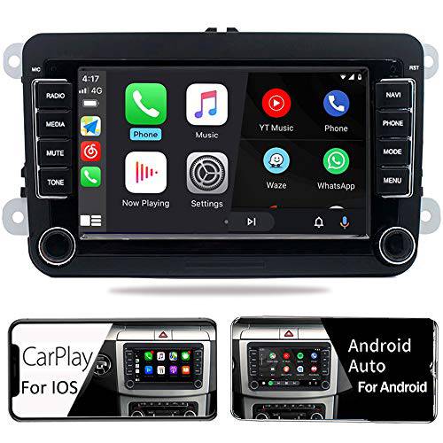 SCUMAXCON Android10 2Din 자동차 스테레오 라디오 DZT017 Carplay 안드로이드 오토 블루투스 USB RVC SWC VW 제타 골프 파사트 캐디 티구안 Transporter CC Altas