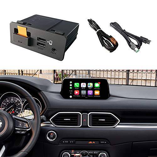 로드 탑 Carplay 안드로이드 오토 개조 키트 마쓰다 2014-2020 Year, 듀얼 USB 인터페이스 Module（USB 허브 TK78-66-9U0C） Mazda2, Mazda3, Mazda6, CX-3, CX-5, CX-9, MX-5