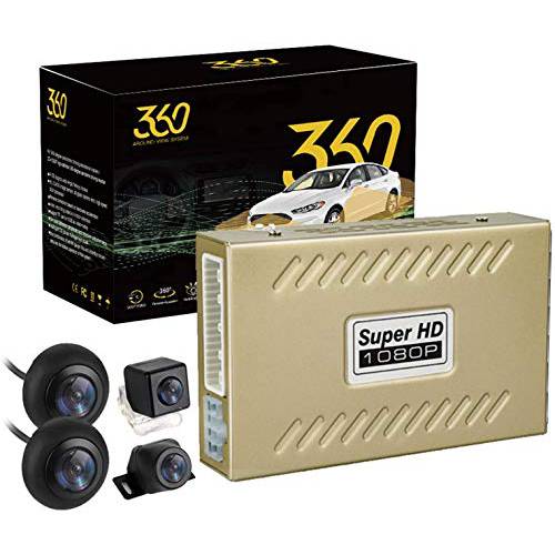 ASTSH 360 도 새 뷰 파노라마 시스템 4 카메라 1080P 나이트 비전 자동차 DVR 레코더 후방관측 DVR/ 대시보드 카메라