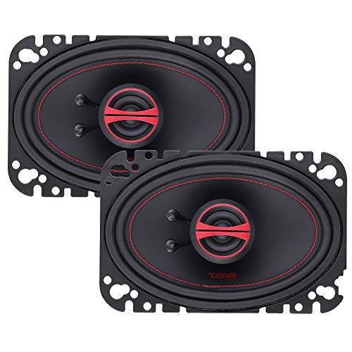 DS18 GEN-X4.6 동축, Coaxial,COAX 스피커 - 4x6, 2-Way, 135W 맥스, 45W RMS, 블랙 용지,종이 콘, 마일라 돔 트위터, 4 옴 - Clarity Unparalled by Other 스피커S in Their Class (2 스피커S)