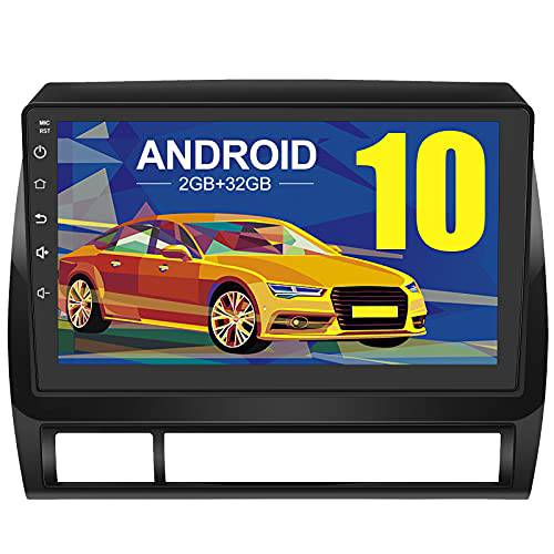 AWESAFE 자동차 라디오 스테레오 토요타 타코마 2005-2015 안드로이드 10 헤드 유닛 터치 스크린 지원 Carplay iOS/ 안드로이드 블루투스 GPS 네비게이션 USB 플레이어 미러 링크