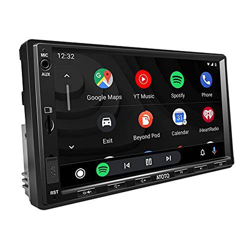 ATOTO F7 스탠다드 CarPlay& 안드로이드 오토 in-Dash 자동차 네비게이션 스테레오, F7G2A7-SE, Double-DIN 7in IPS 터치스크린, Mirrorlink, 폰 충전, 블루투스, HD LRV(Live 후방), 맥스 2TB SSD& 512G SD